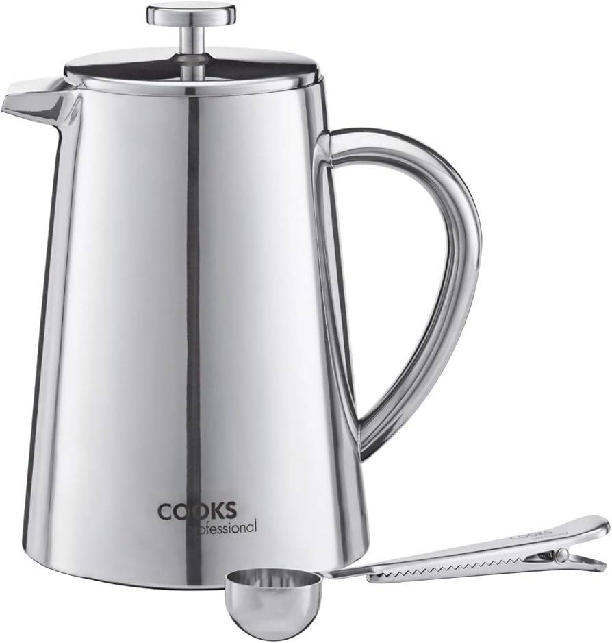 [prijs184] Koffiepot - inox - dubbelwandig