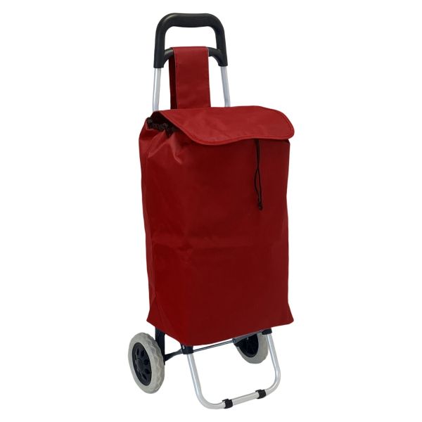 [prijs405] Winkelcaddy, boodschappentrolley - onderstel + tas